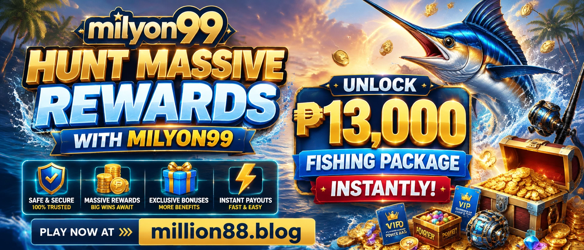 MILLION88 fishing game visual