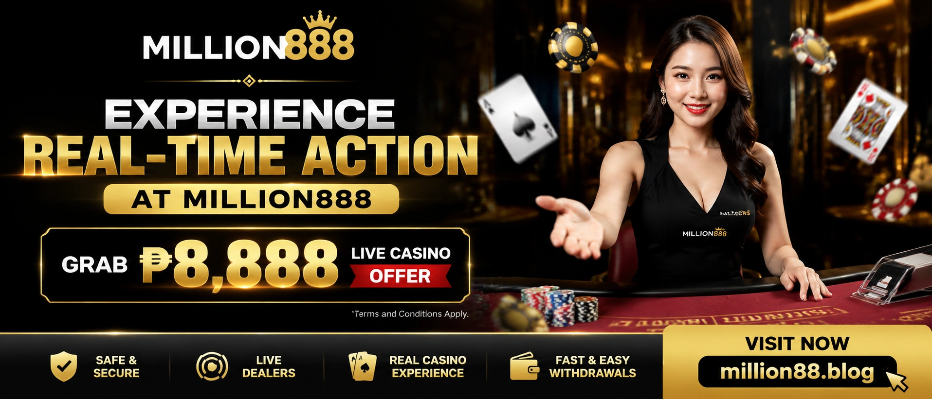 MILLION88 live casino table preview