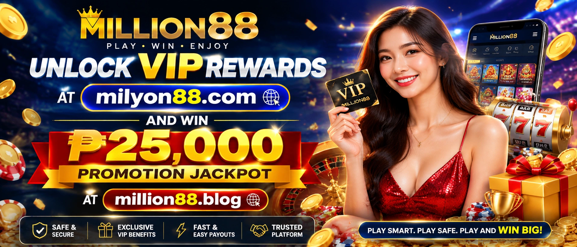 MILLION88 promotions banner